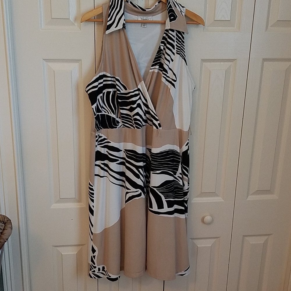 Dress barn collar, sleeveless sundress